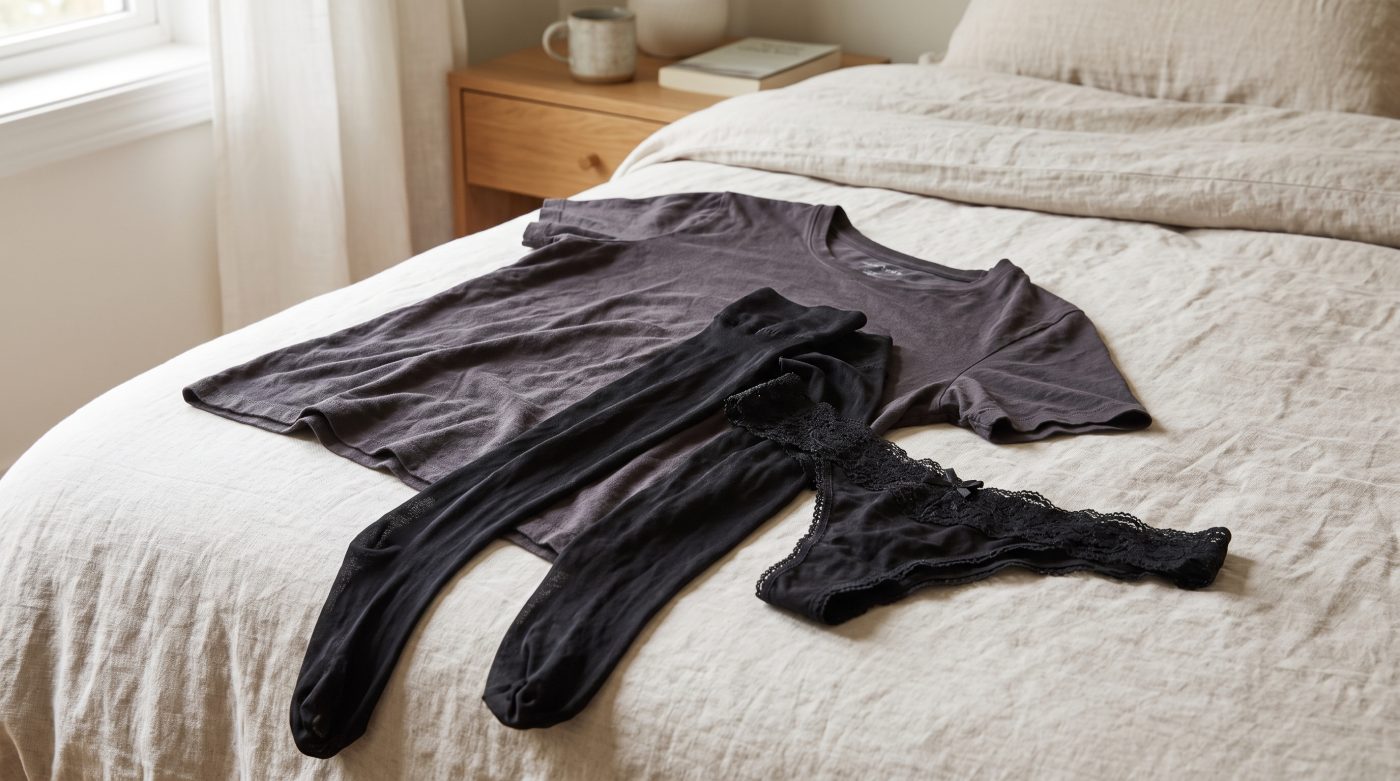 Ropa usada personal preparada para venderla en un marketplace